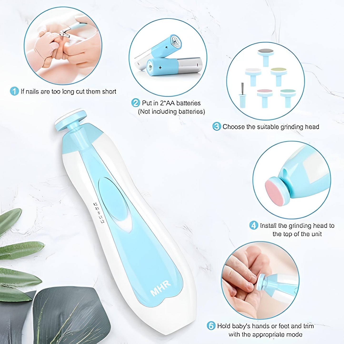 Baby electric nail cutter