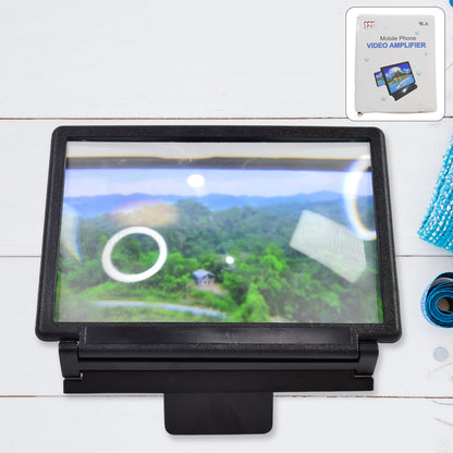 3D HD Mobile Phone Screen Magnifier & Video Amplifier | Portable Movie & Video Viewing Stand for Smartphones (1 Pc)