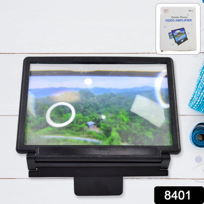 3D HD Mobile Phone Screen Magnifier & Video Amplifier | Portable Movie & Video Viewing Stand for Smartphones (1 Pc)