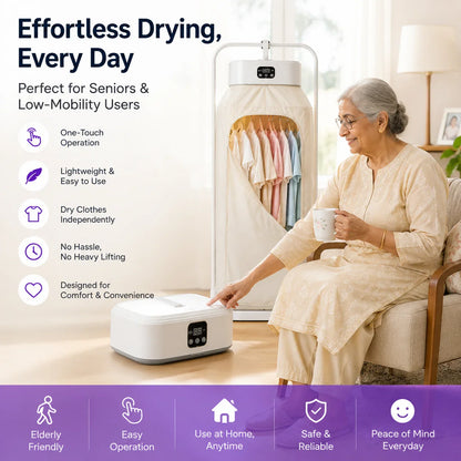 Everlasting Portable Electric Clothes Dryer for Home, Apartment, RV & Travel