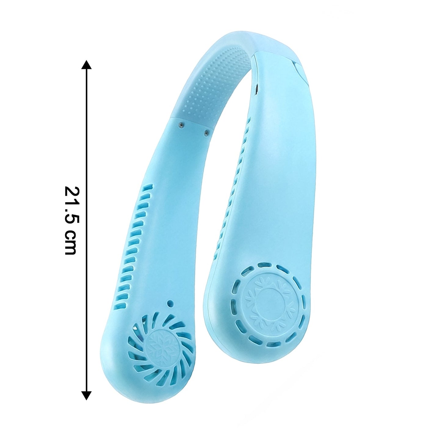 Rechargeable Hanging Neck Fan – Hands-Free Portable Cooling Fan (1 Pc)