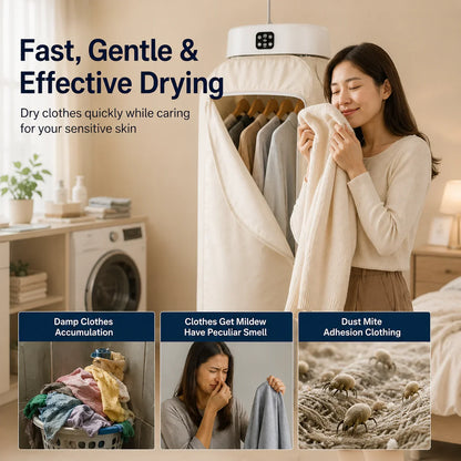 Everlasting Portable Electric Clothes Dryer for Home, Apartment, RV & Travel